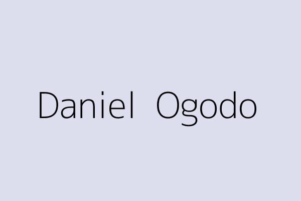 Daniel  Ogodo